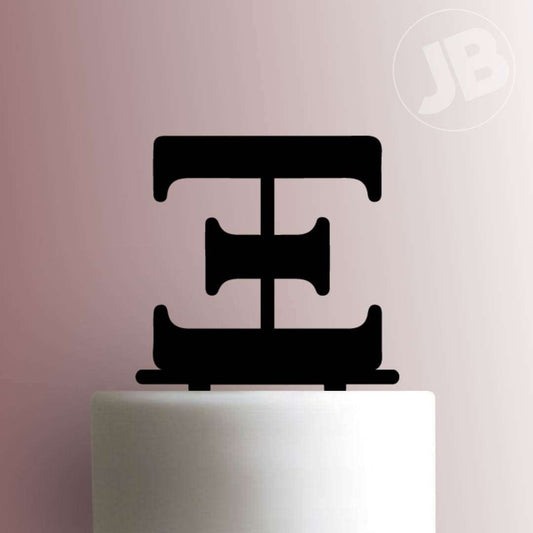Greek Alphabet Xi- Acrylic Cake Topper