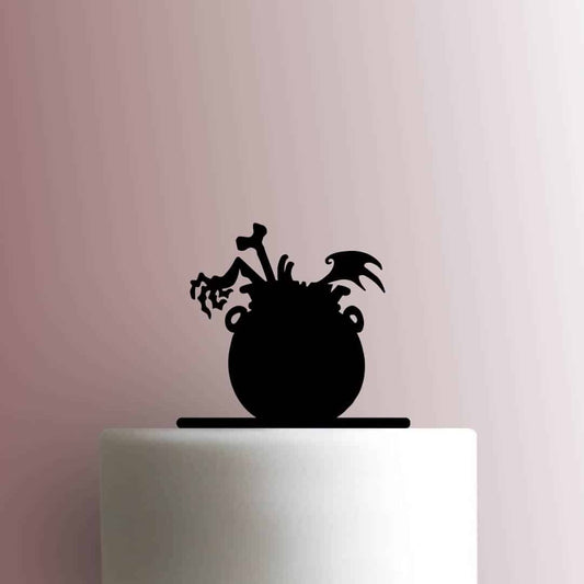 Halloween ? Cauldron - Acrylic Cake Topper