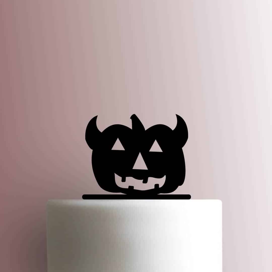 Halloween ? Devil Jack O Lantern - Acrylic Cake Topper