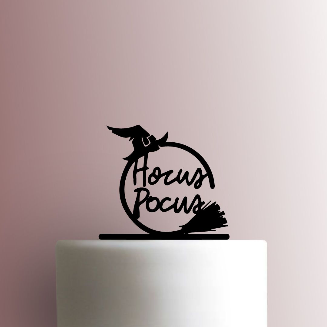Halloween ? Hocus Pocus - Acrylic Cake Topper