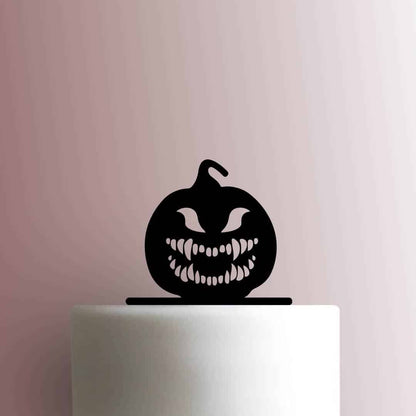 Halloween ? Jack O Lantern Pumpkin - Acrylic Cake Topper