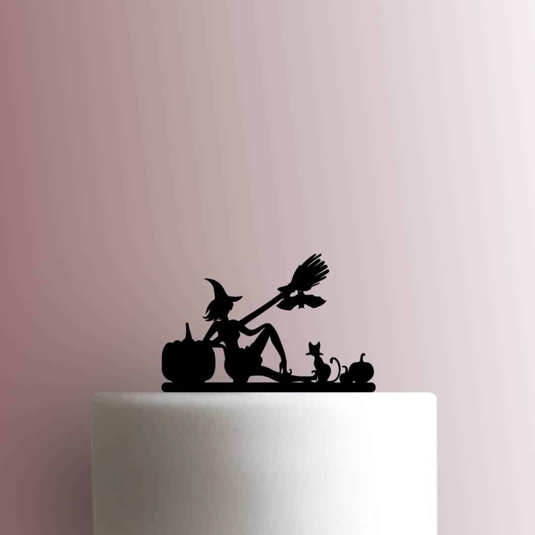 Halloween ? Witch - Acrylic Cake Topper
