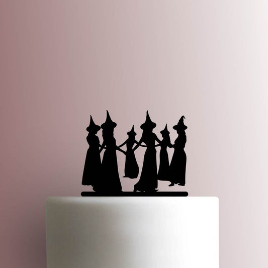 Halloween ? Witch Circle - Acrylic Cake Topper