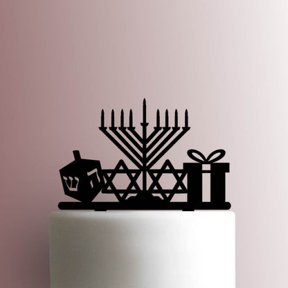 Hanukkah - Acrylic Cake Topper