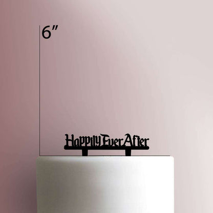 Happily Ever After- Acrylic Cake Topper