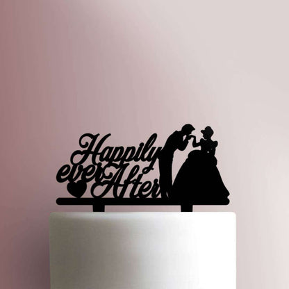 Happily Ever After Cinderella- Acrylic Cake Topper