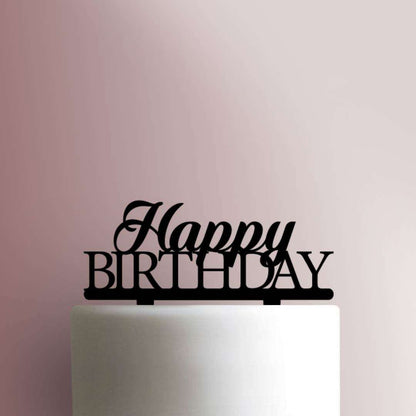 Happy Birthday- Acrylic Cake Topper