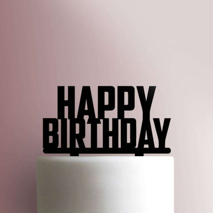 Happy Birthday- Acrylic Cake Topper