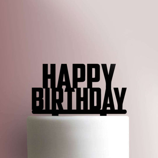 Happy Birthday- Acrylic Cake Topper