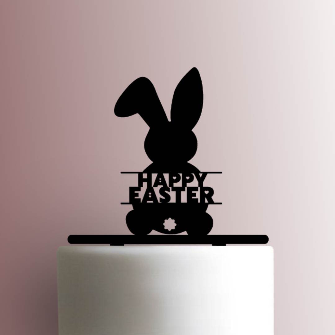 Happy Easter Bunny - Acrylic Cake Topper