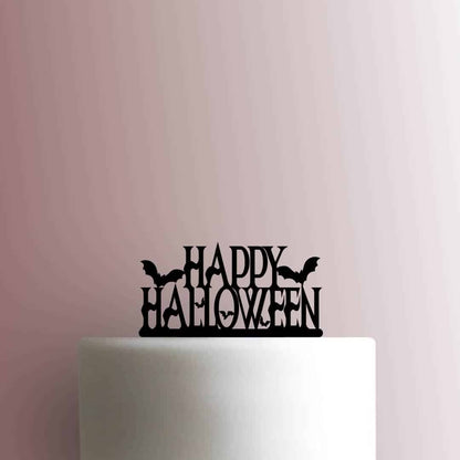 Happy Halloween Bats - Acrylic Cake Topper