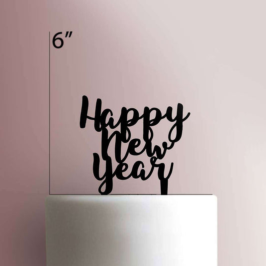 Happy New Year- Acrylic Cake Topper