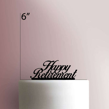 Happy Retirement- Acrylic Cake Topper
