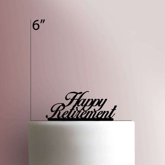 Happy Retirement- Acrylic Cake Topper