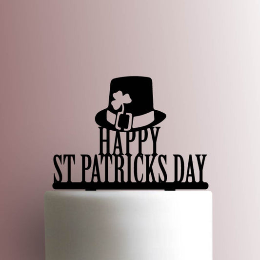 Happy St Patricks Day - Acrylic Cake Topper
