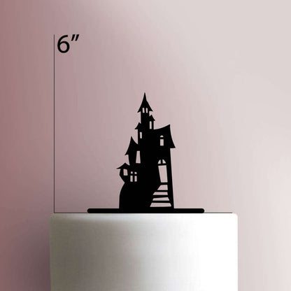 Halloween ? Haunted House- Acrylic Cake Topper