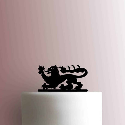 Heraldic Lion - Acrylic Cake Topper