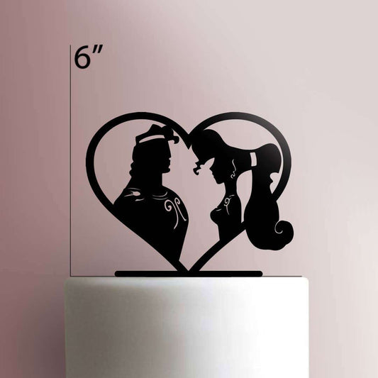Hercules and Meg- Acrylic Cake Topper