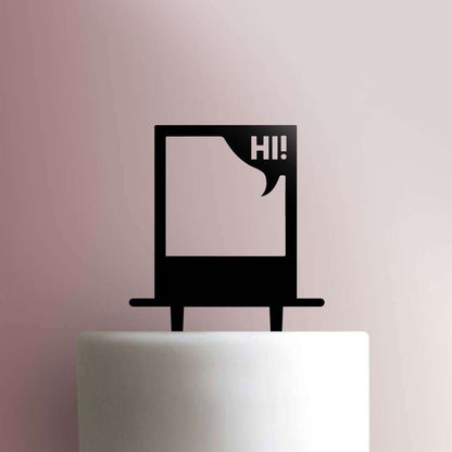 Hi! Polaroid- Acrylic Cake Topper