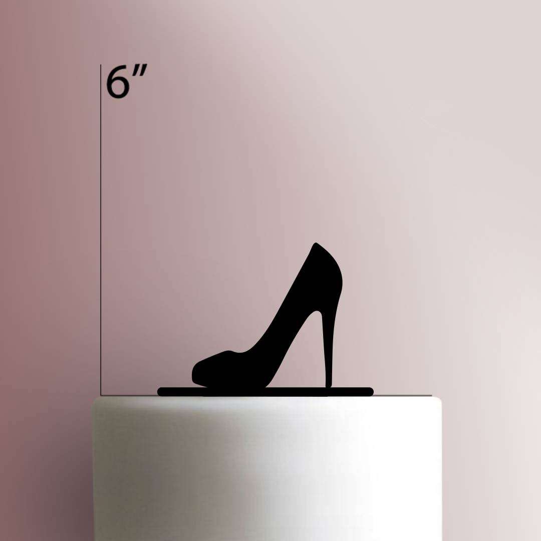High Heel- Acrylic Cake Topper