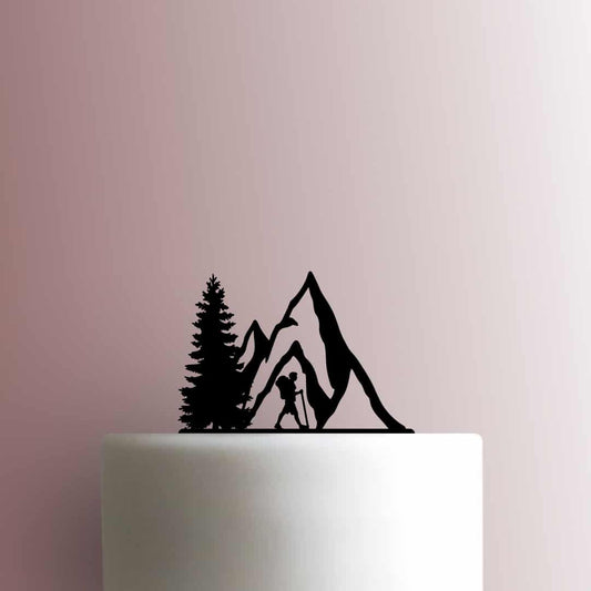 Hiking - Acrylic Cake Topper
