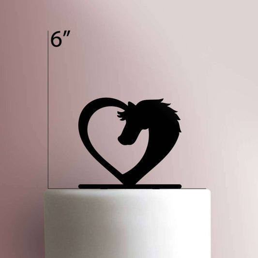 Horse Heart- Acrylic Cake Topper