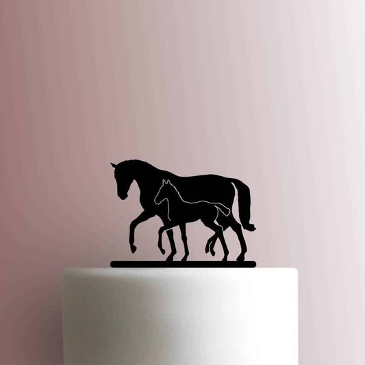 Horse and Foal - Acrylic Cake Topper