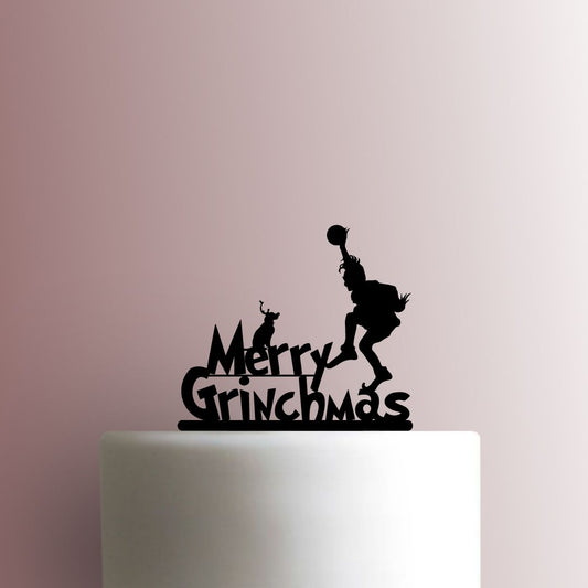 How the Grinch Stole Christmas ? Merry Grinchmas - Acrylic Cake Topper