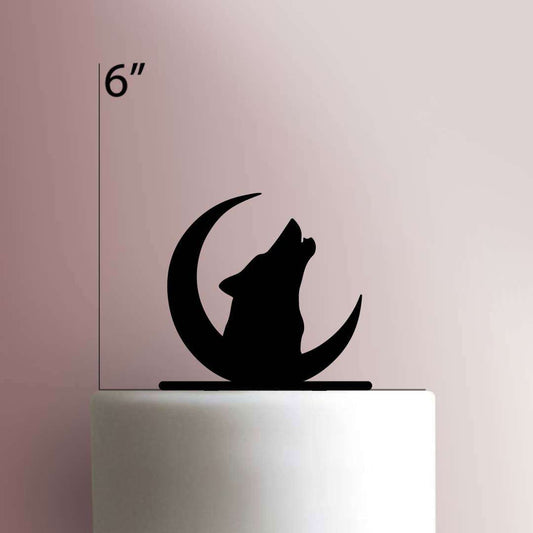 Howling Wolf Moon- Acrylic Cake Topper