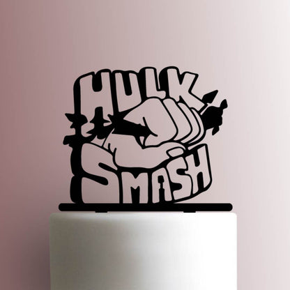 Hulk Smash - Acrylic Cake Topper