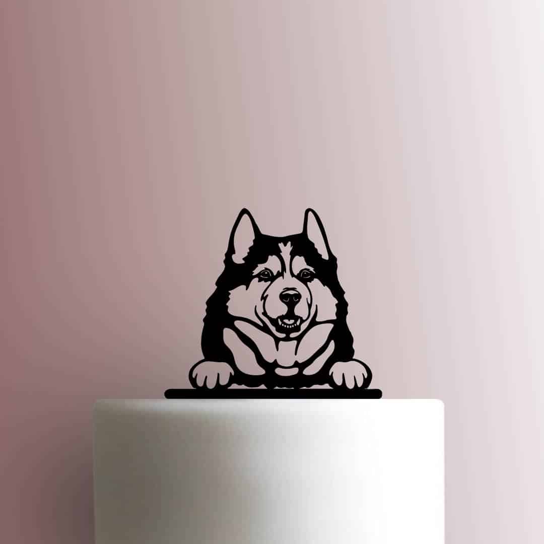 Husky Dog - Acrylic Cake Topper