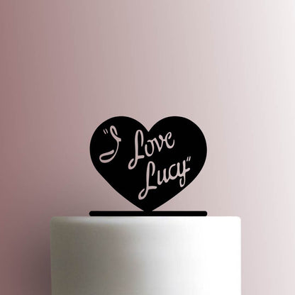 I Love Lucy Logo - Acrylic Cake Topper