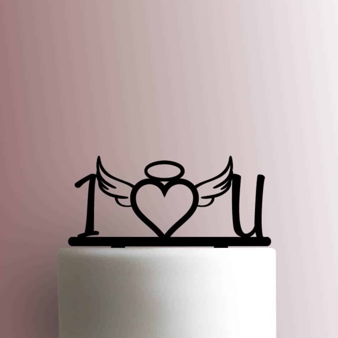 I Love You - Acrylic Cake Topper