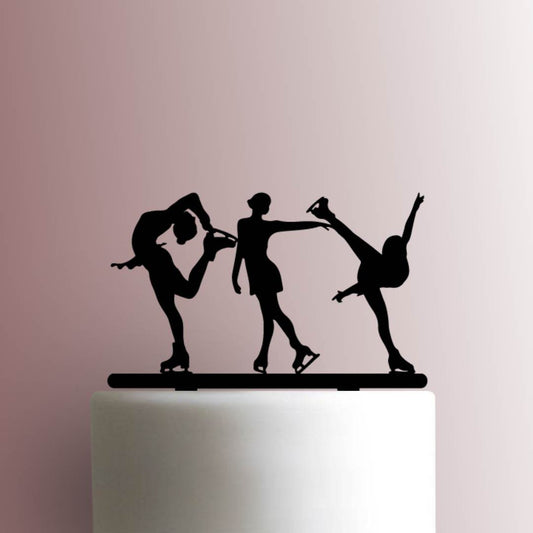 Ice Skating - Acrylic Cake Topper