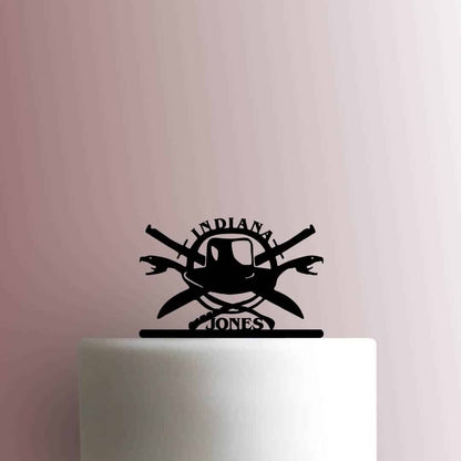 Indiana Jones Logo - Acrylic Cake Topper