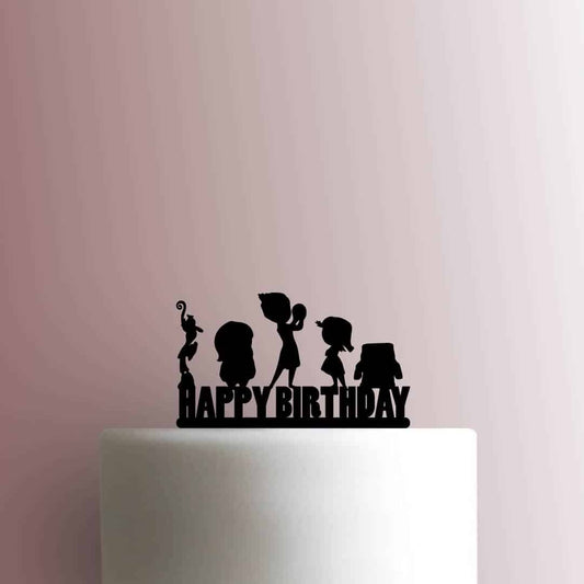Inside Out Happy Birthday - Acrylic Cake Topper