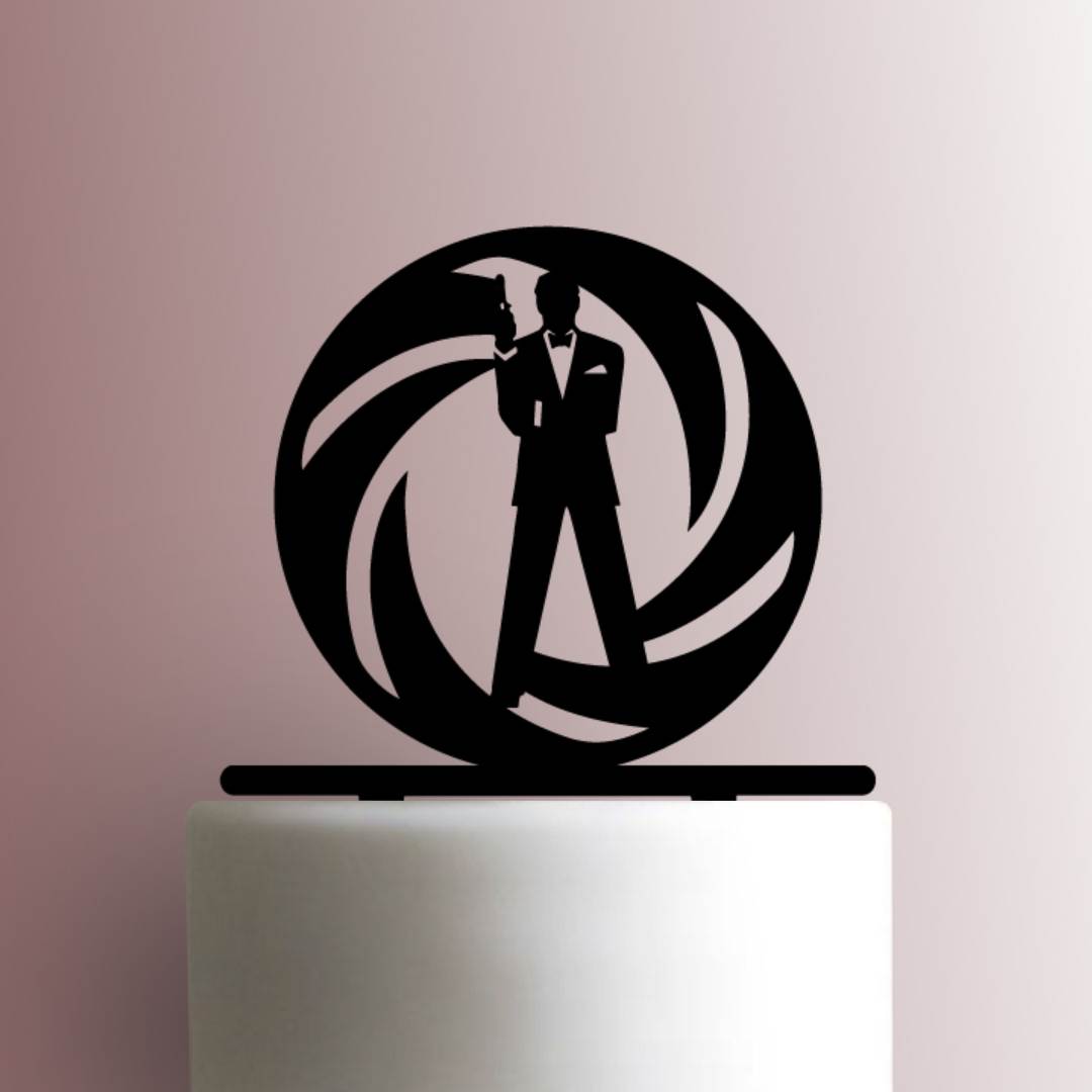 James Bond - Acrylic Cake Topper