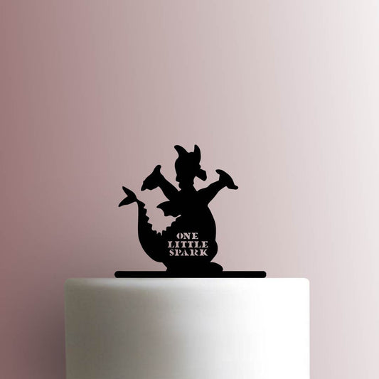 Journey into Imagination ? Figment Dragon One Little Spark - Acrylic Cake Topper