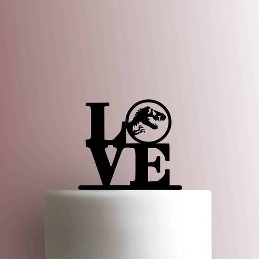 Jurassic Park ? Dinosaur Love - Acrylic Cake Topper