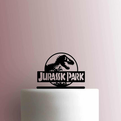 Jurassic Park Logo - Acrylic Cake Topper