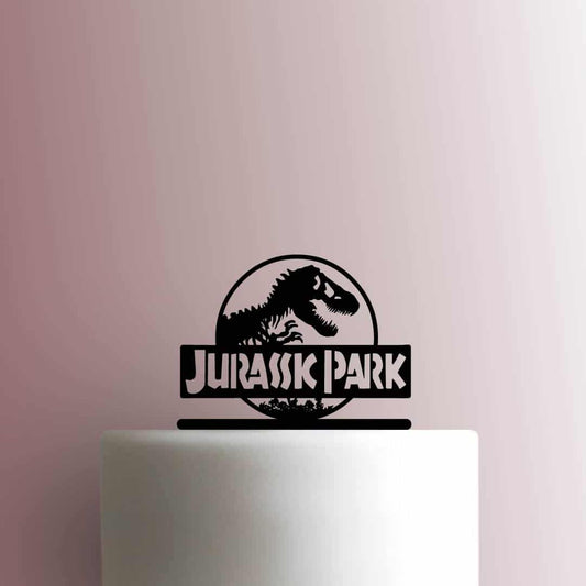 Jurassic Park Logo - Acrylic Cake Topper