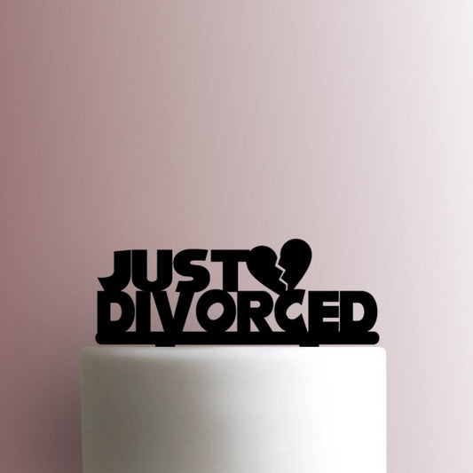 Just Divorced- Acrylic Cake Topper
