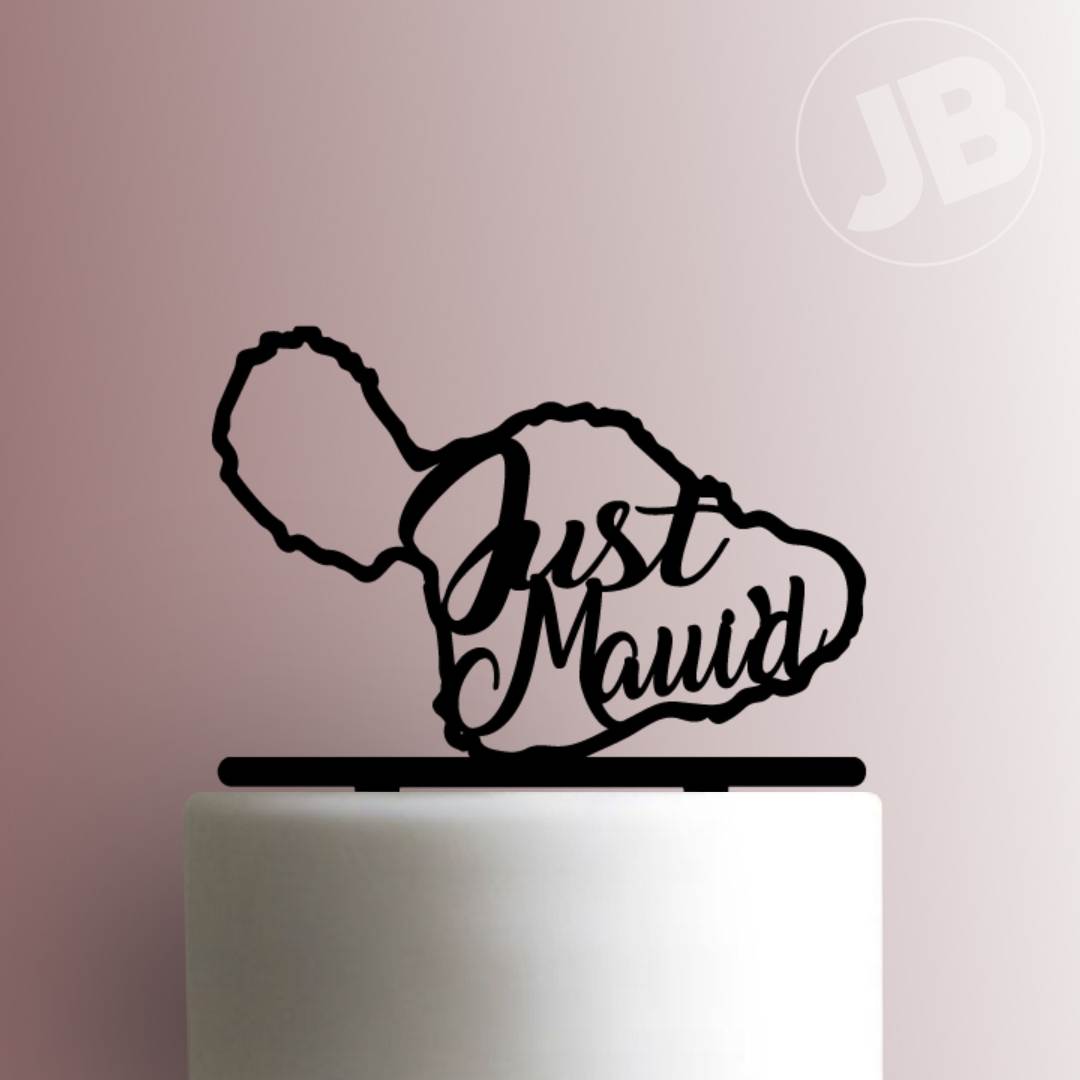 Just Maui?d- Acrylic Cake Topper