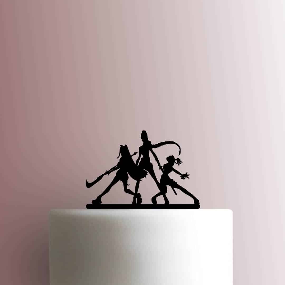 K Pop Demon Hunters ? Huntrix - Acrylic Cake Topper