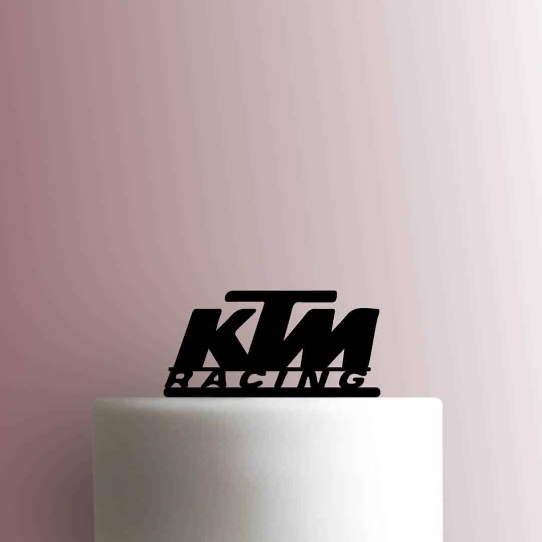 KTM Racing Logo - Acrylic Cake Topper