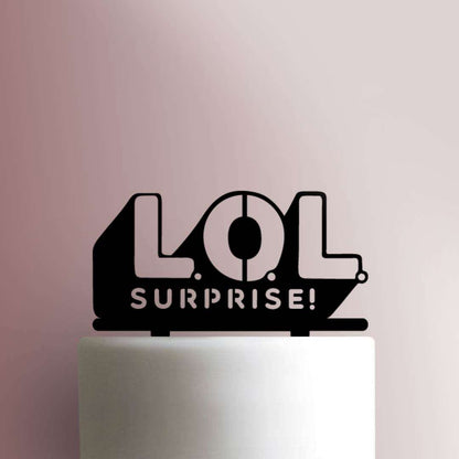 LOL Surprise Logo- Acrylic Cake Topper
