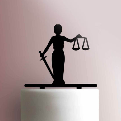 Libra Zodiac Balanced Scales Sign- Acrylic Cake Topper