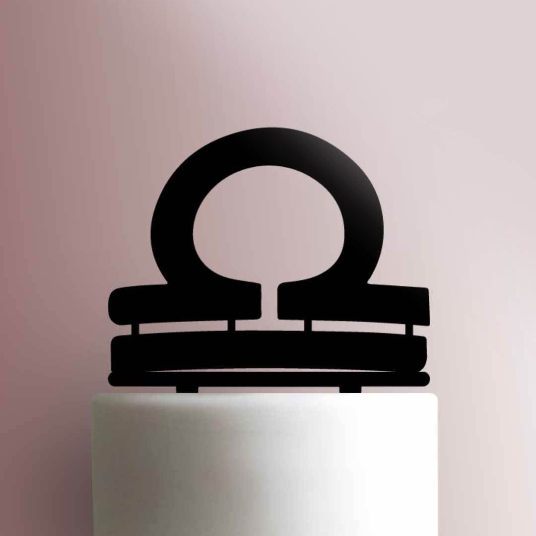 Libra Zodiac Symbol- Acrylic Cake Topper