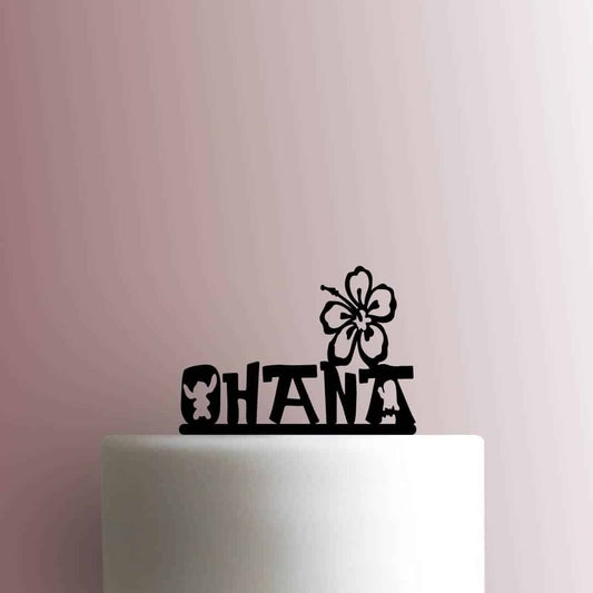 Lilo and Stitch ? Ohana - Acrylic Cake Topper