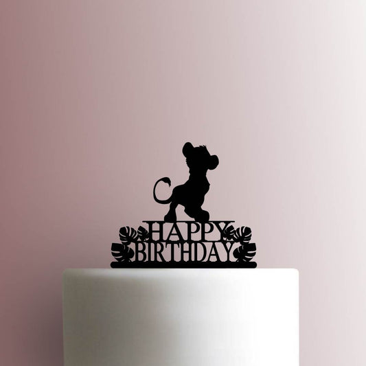 The Lion King ? Simba Happy Birthday - Acrylic Cake Topper